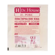 Пластирна пов'язка на нетканій основі h pore Dr. House стерильна 10 см х 10 см