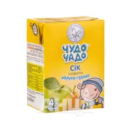 Сік Чудо-Чадо яблуко-груша з м'якоттю та цукром 200 мл