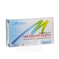 Метилурацил суппозитории ректальные 0,5 г стрип №10