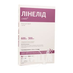 Лінелід 600 мг розчин для інфузій 2 мг/мл контейнер полімерний 300 мл
