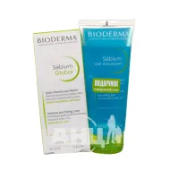 Набор Bioderma Sebium Global крем 30 мл + очищающий гель 100 мл