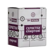 Салфетки спиртовые Dr.White 10х10 см №30