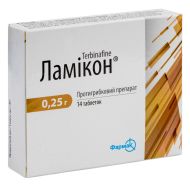 Ламікон таблетки 0,25 г блістер №14