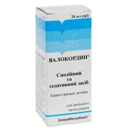 Валокордин краплі оральні розчин флакон-крапельниця 20 мл