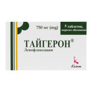 Тайгерон таблетки вкриті оболонкою 750 мг блістер №5
