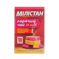 Мілістан гарячий чай від кашлю порошок для орального розчину пакетик 6 г №10