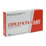 Предуктал MR таблетки покрытые пленочной оболочкой с модифицированным высвобождением 35 мг блистер № 60