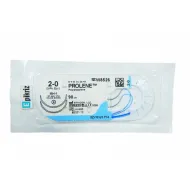 Prolene w8557 4/0 90 см 2 иглы 17 мм колющие