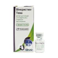 Вінкристин-Тева розчин для ін'єкцій 1 мг/мл флакон 2 мл №1