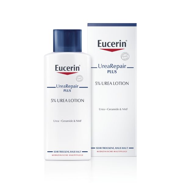 Легкий зволожуючий лосьйон для тіла Eucerin 5% для сухої шкіри урея 250 мл