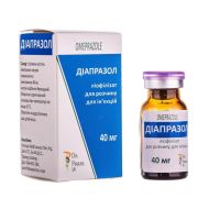 Діапразол порошок ліофілізований для приготування розчину для ін'єкцій 40 мг флакон №1