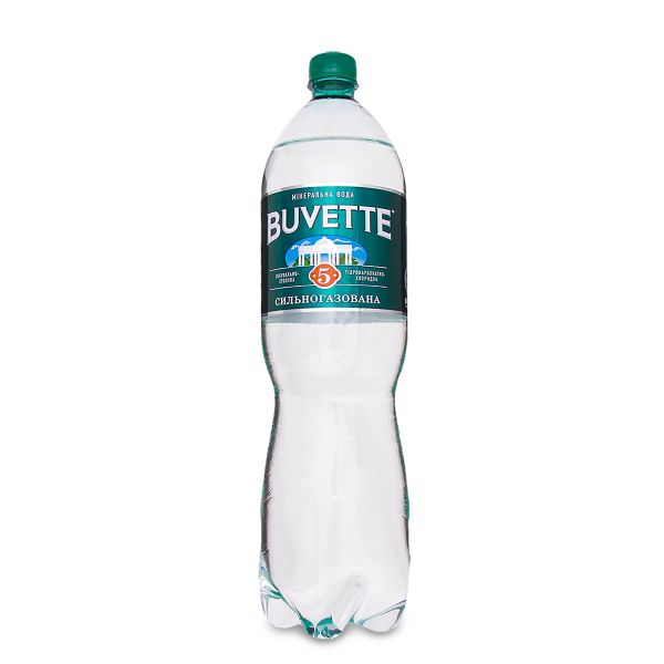 Вода мінеральна Buvette №5 сильногазована 1,5 л