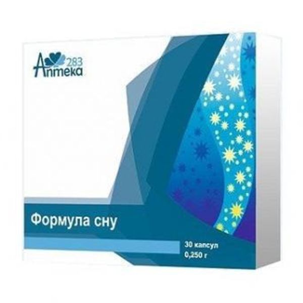 Формула сна капсулы 250 мг №30