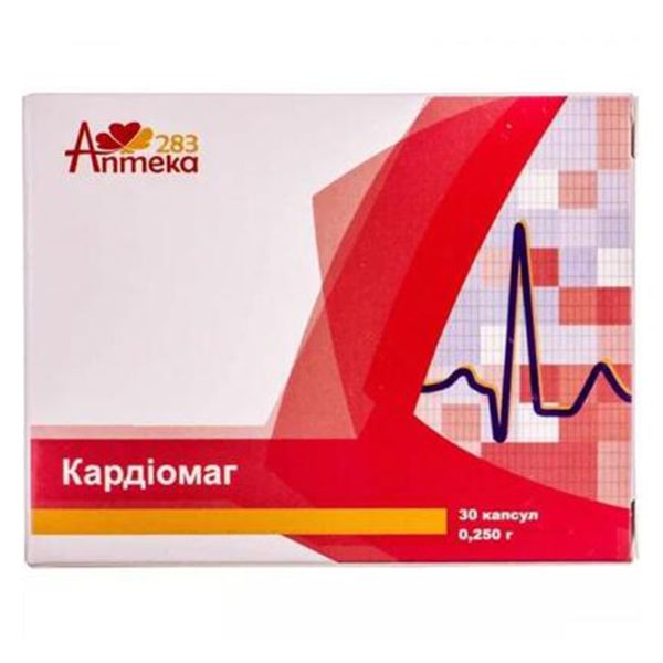 Кардіомаг капсули 250 мг №30