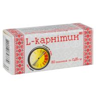 L-карнитин таблетки 0,25 г №80