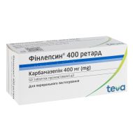 Фінлепсин 400 ретард таблетки пролонгованої дії 400 мг №50