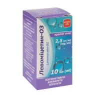 Левомицетин-ОЗ капли глазные 2,5 мг/мл флакон 10 мл