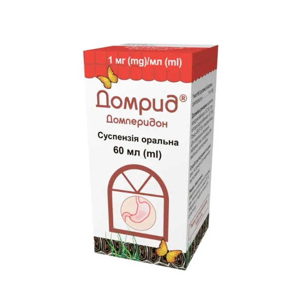 Домрид суспензія оральна 1 мг/1мл флакон 60 мл