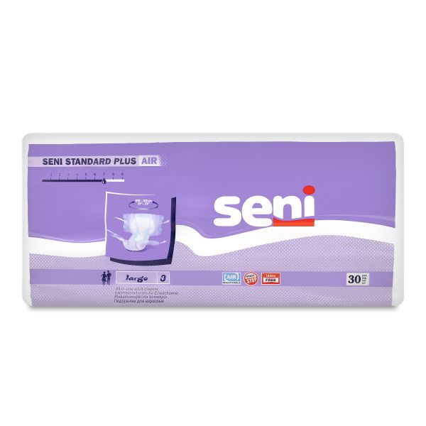 Подгузники для взрослых Seni Standard Plus Air large №30