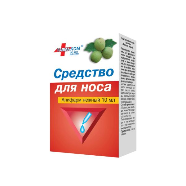 Апіфарм ніжний краплі у ніс флакон 10 мл
