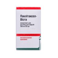 Паклитаксел-Виста концентрат для раствора для инфузий 300 мг/мл флакон 50 мл №1