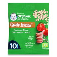 Пшенично-овсяные снеки Gerber Organic Томат и Морковь с 10 месяцев 7 г