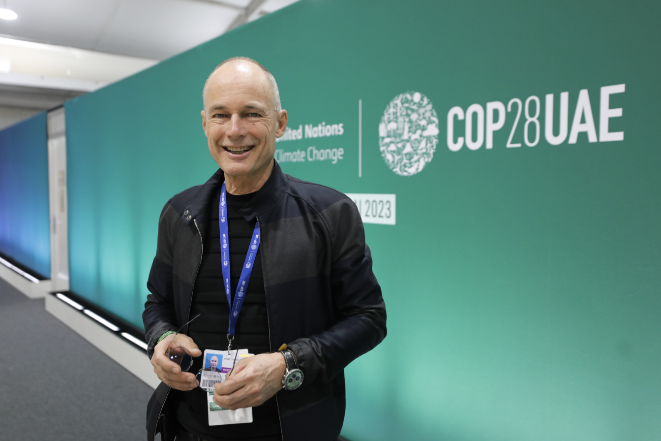 COP28直擊／盼「飛過台灣上空」 綠能飛行家皮卡德：將造氫能飛機環球一周