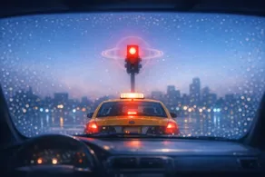 Cab Ride Clairvoyance At Red Lights