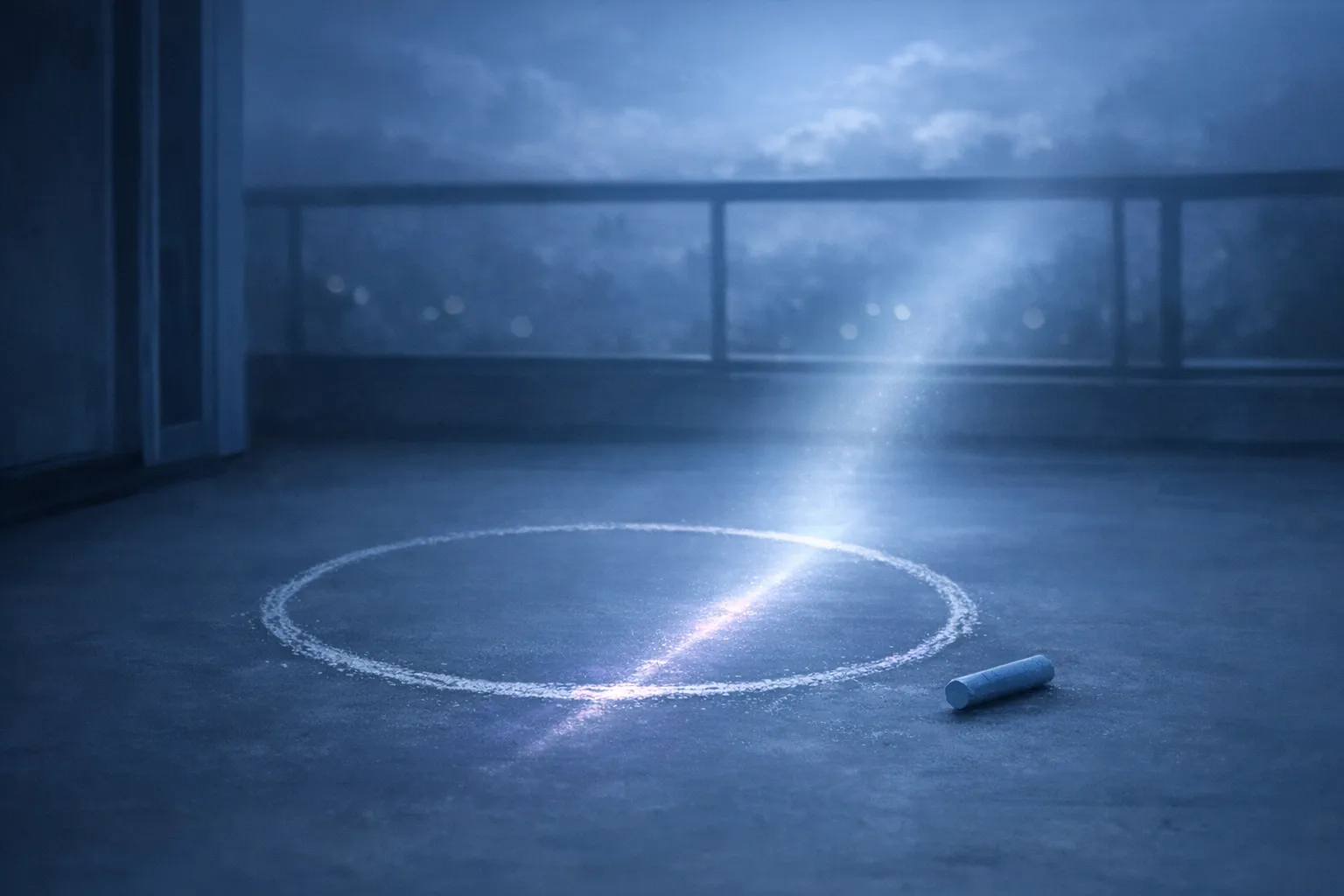 Chalk Circles And Window Moonbeams