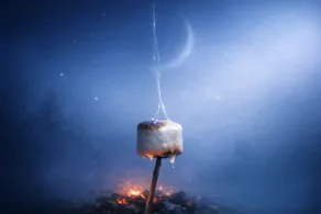 Constellations In Campfire Marshmallow Threads