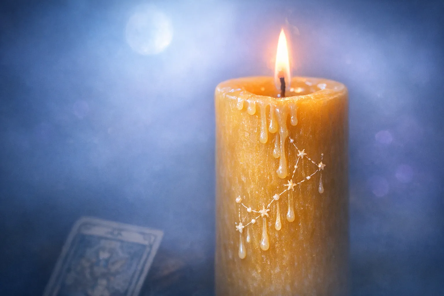 Constellations In Your Candle Drips