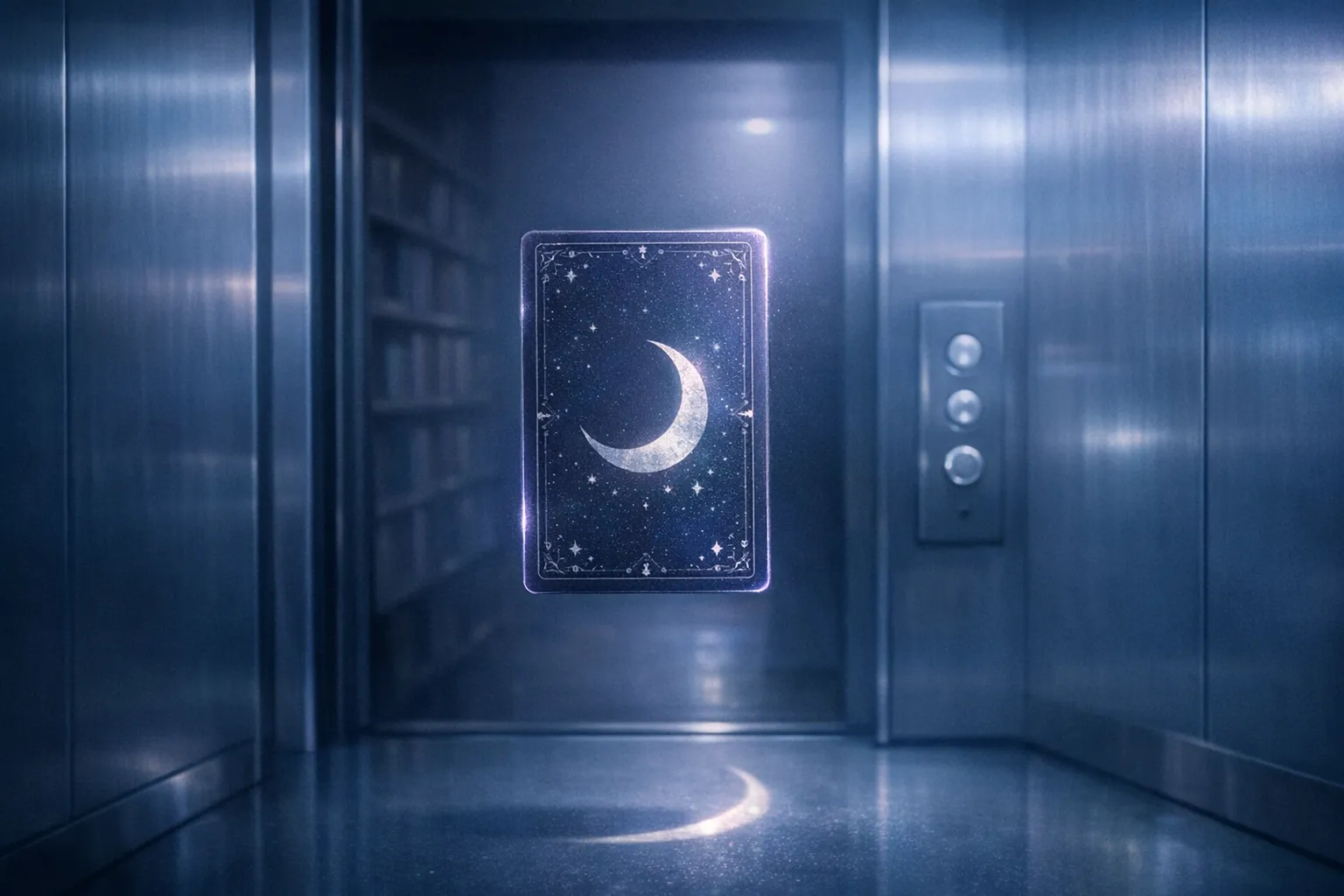 Library Elevator Tarot For Shy Wishes