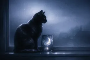 Moonlit Mail From Your Cat