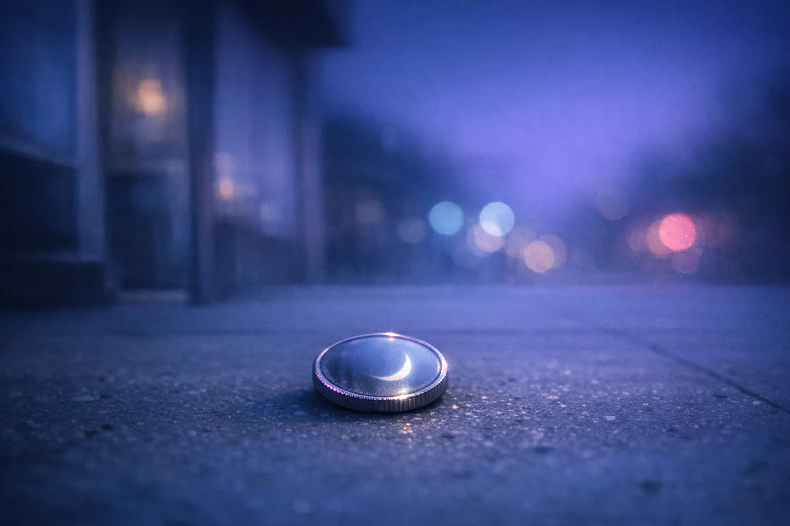 Sidewalk Coins And Angel Winks