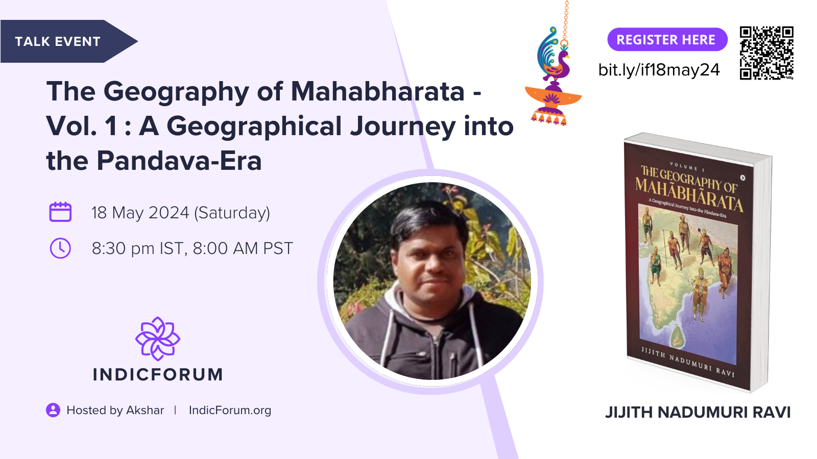 Book Presentation: Geography of Mahābhārata By Jijith Ravi