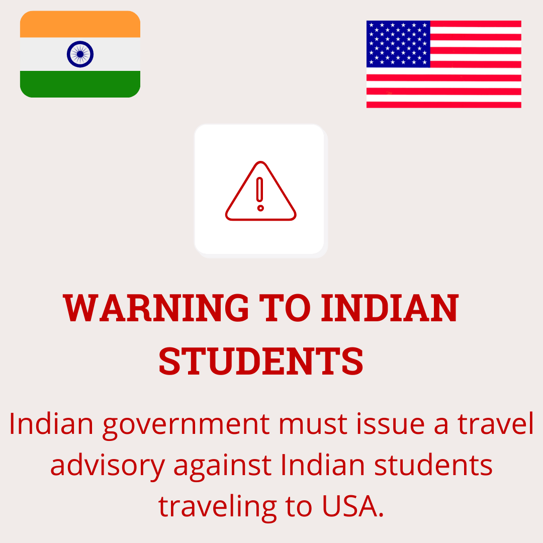 MEA should consider issuing travel advisory to Indian students in USA