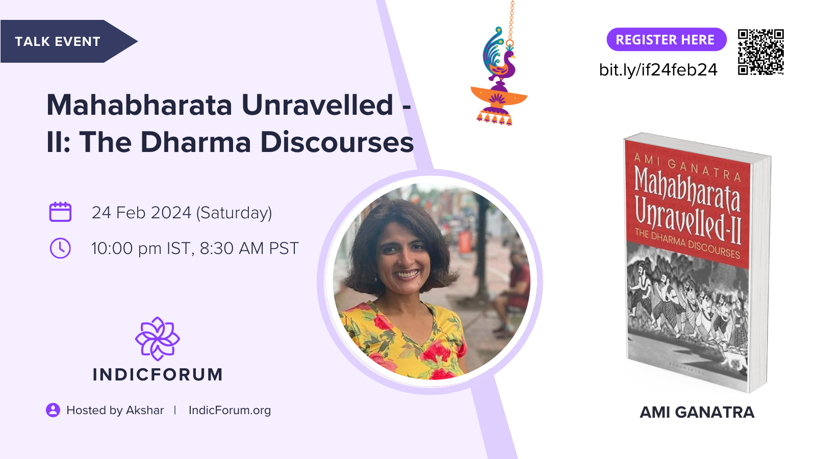 Book Presentation - ''Mahabharata Unravelled - II: The Dharma Discourses'' by Ami Ganatra