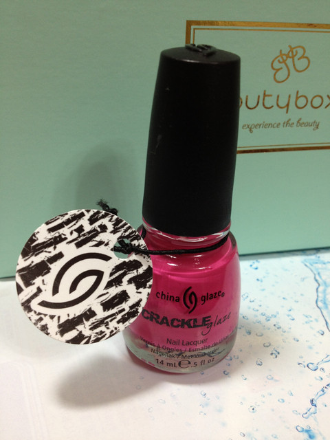 拿到桃紅色讓我好開心- GHINA GLAZE 純色爆裂色系指甲油