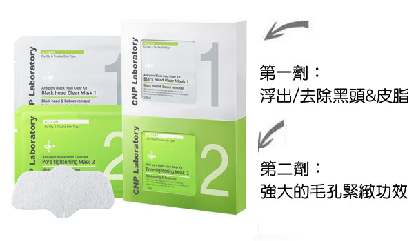 CNP Laboratory毛孔緊緻黑頭淨鼻套裝