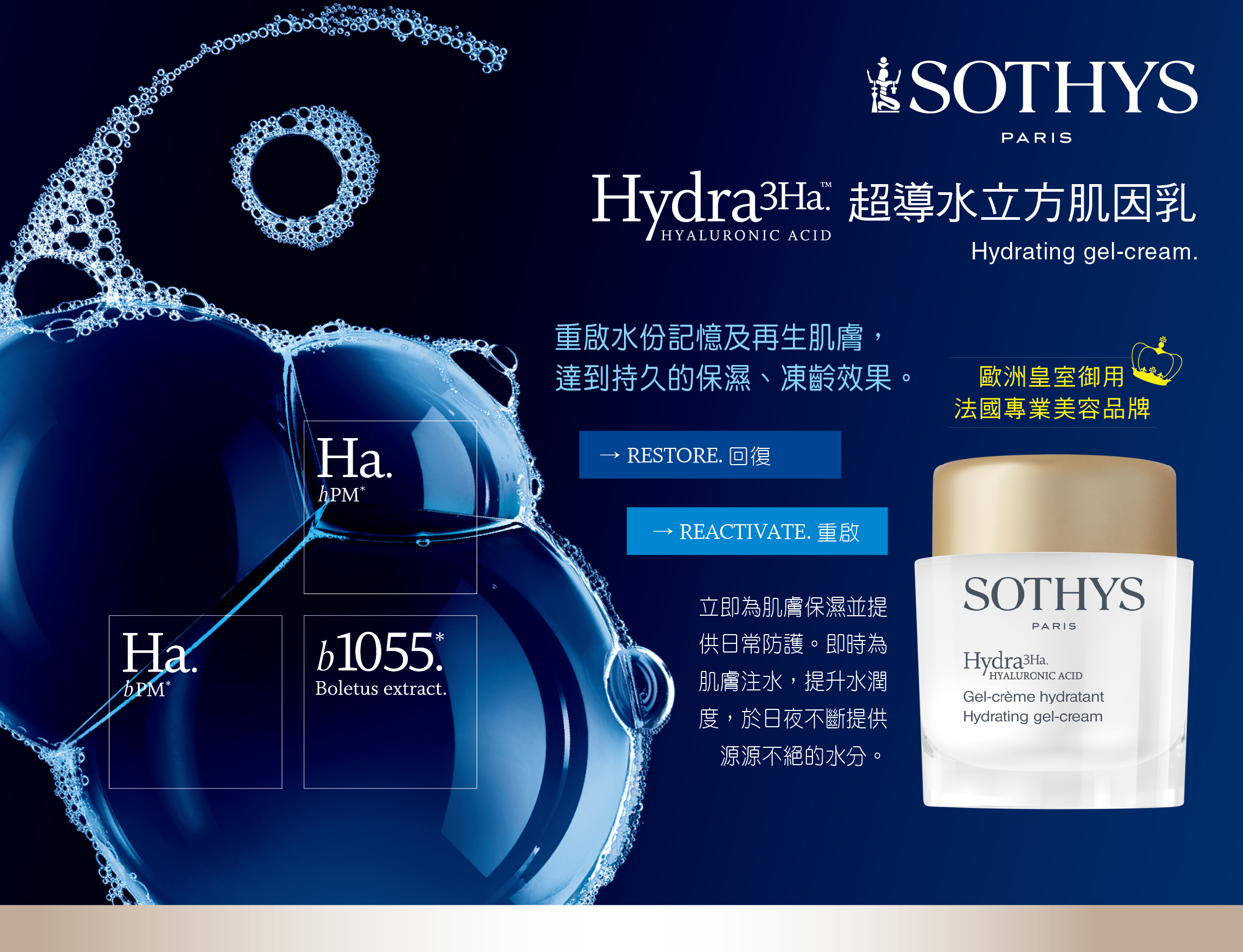 ​SOTHYS, 超導水立方肌因乳, 超導水立方豐潤面膜, 面膜, 乳液, 保濕, 凍齡, 美容品牌, 歐洲皇室御用, 法國專業, 試用, 體驗