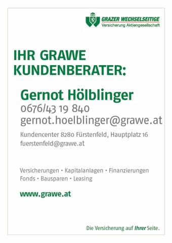 Grazer Wechselseitige Gernot Hölblinger