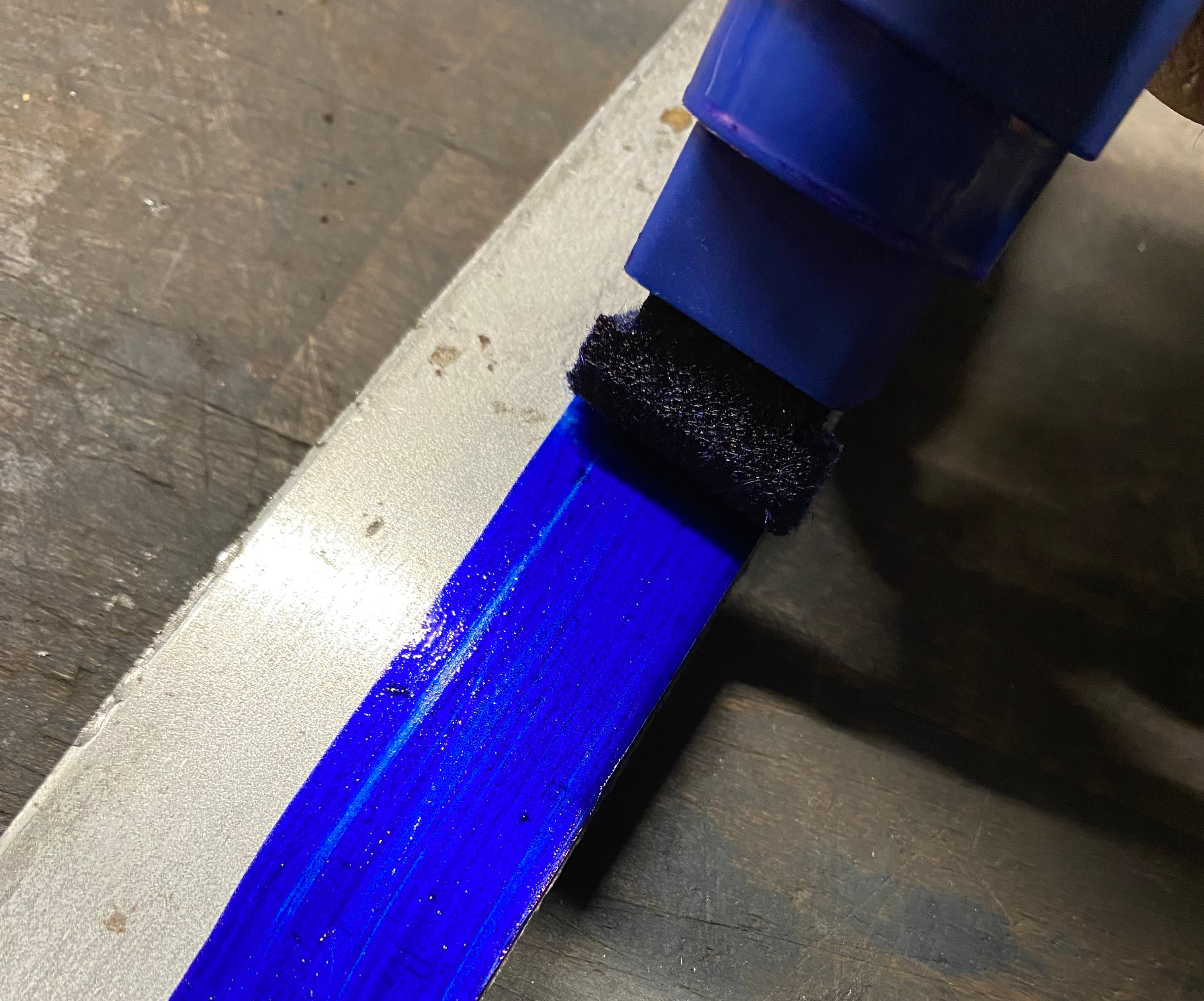 Anreiß Farbstift / Anreißfarbe / Anreiss Farbstift blau