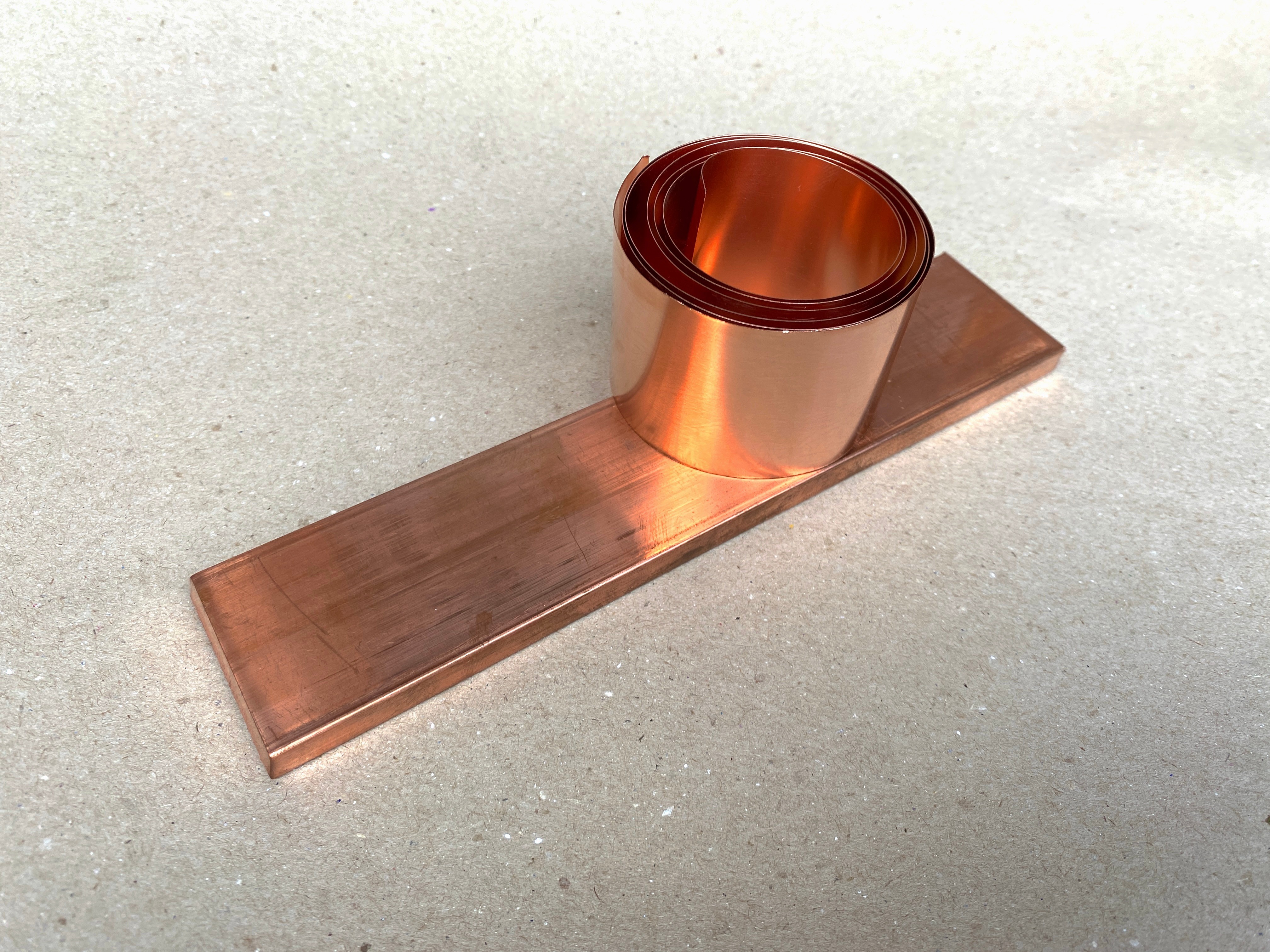 Kupfer / Cu - Flachmaterial / Cu - Folie / Cu - Blech