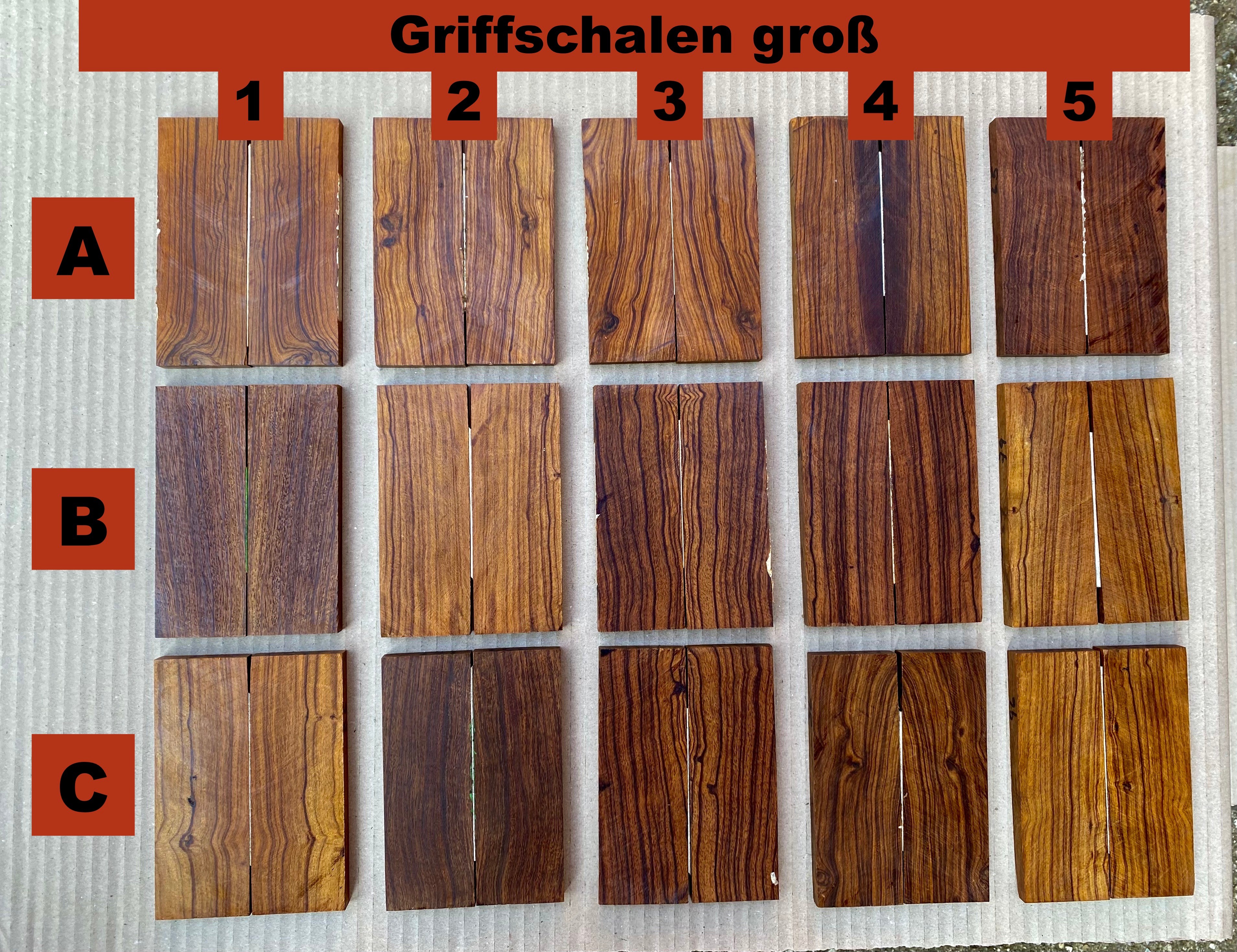 Wüsteneisenholz Griffschalen
