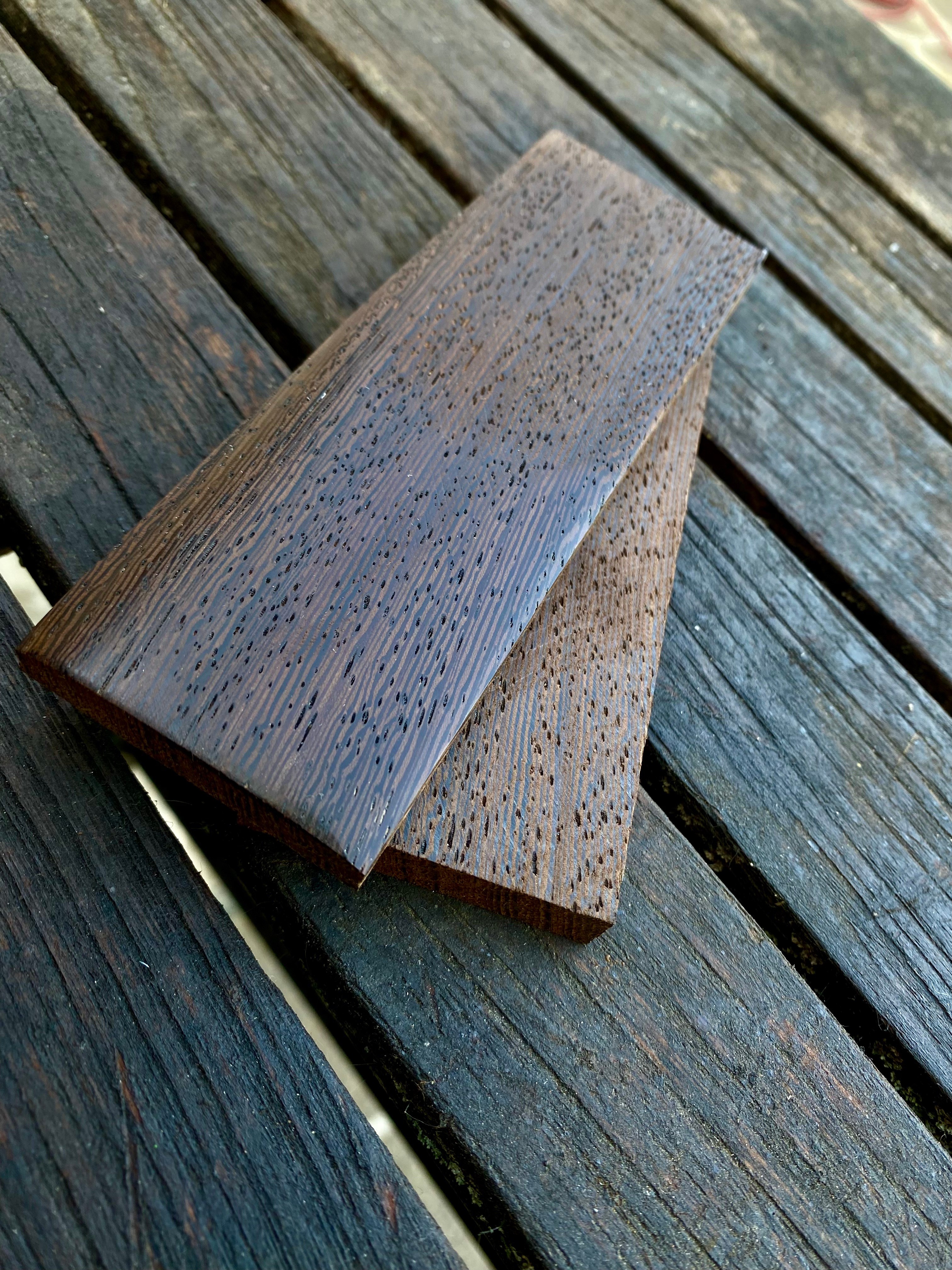 Wenge Griffmaterial / Wenge Griffschalen und Blöcke