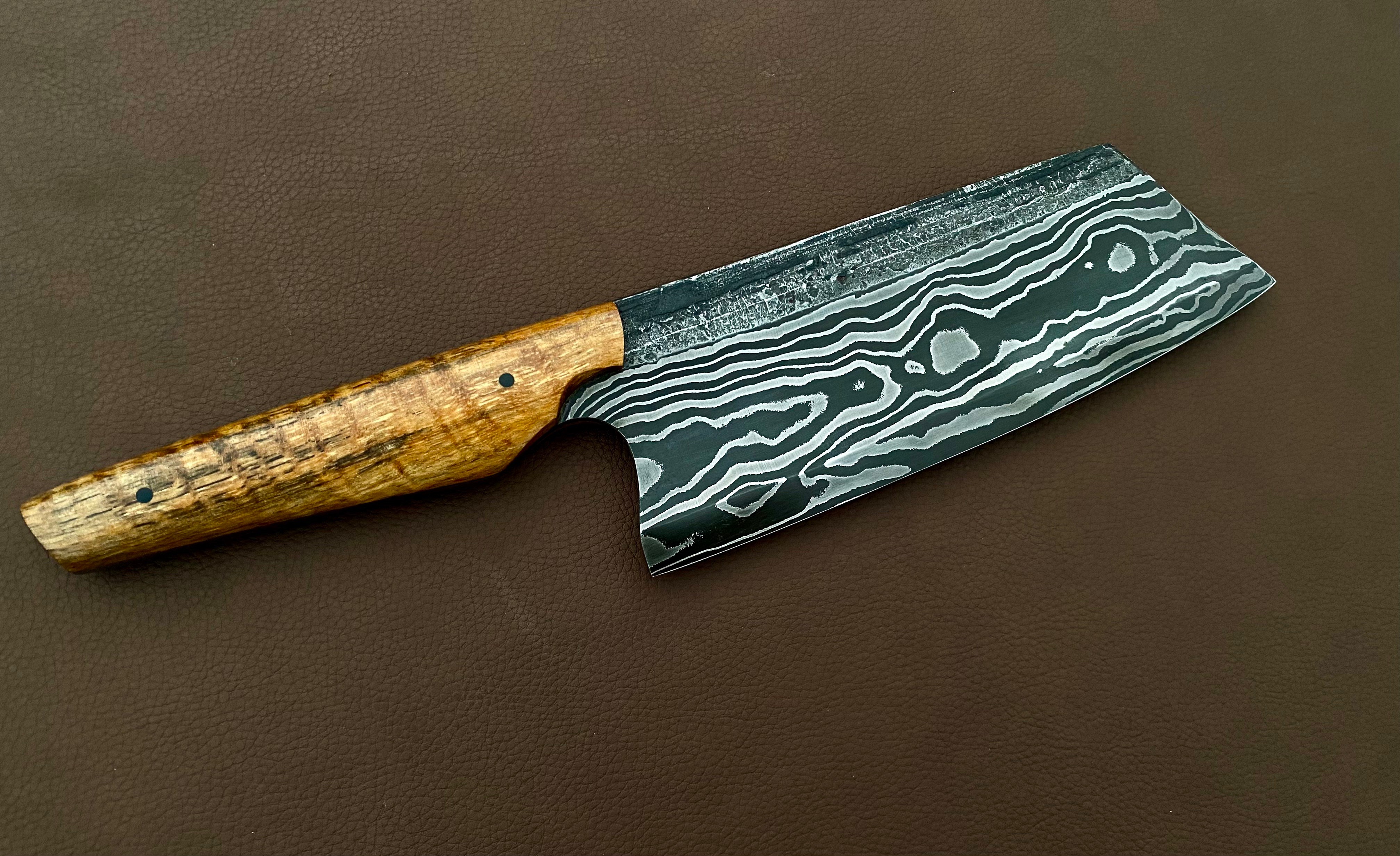 Bunka - 175x62 mm - Damaszenerstahl - C-Grind - Mango