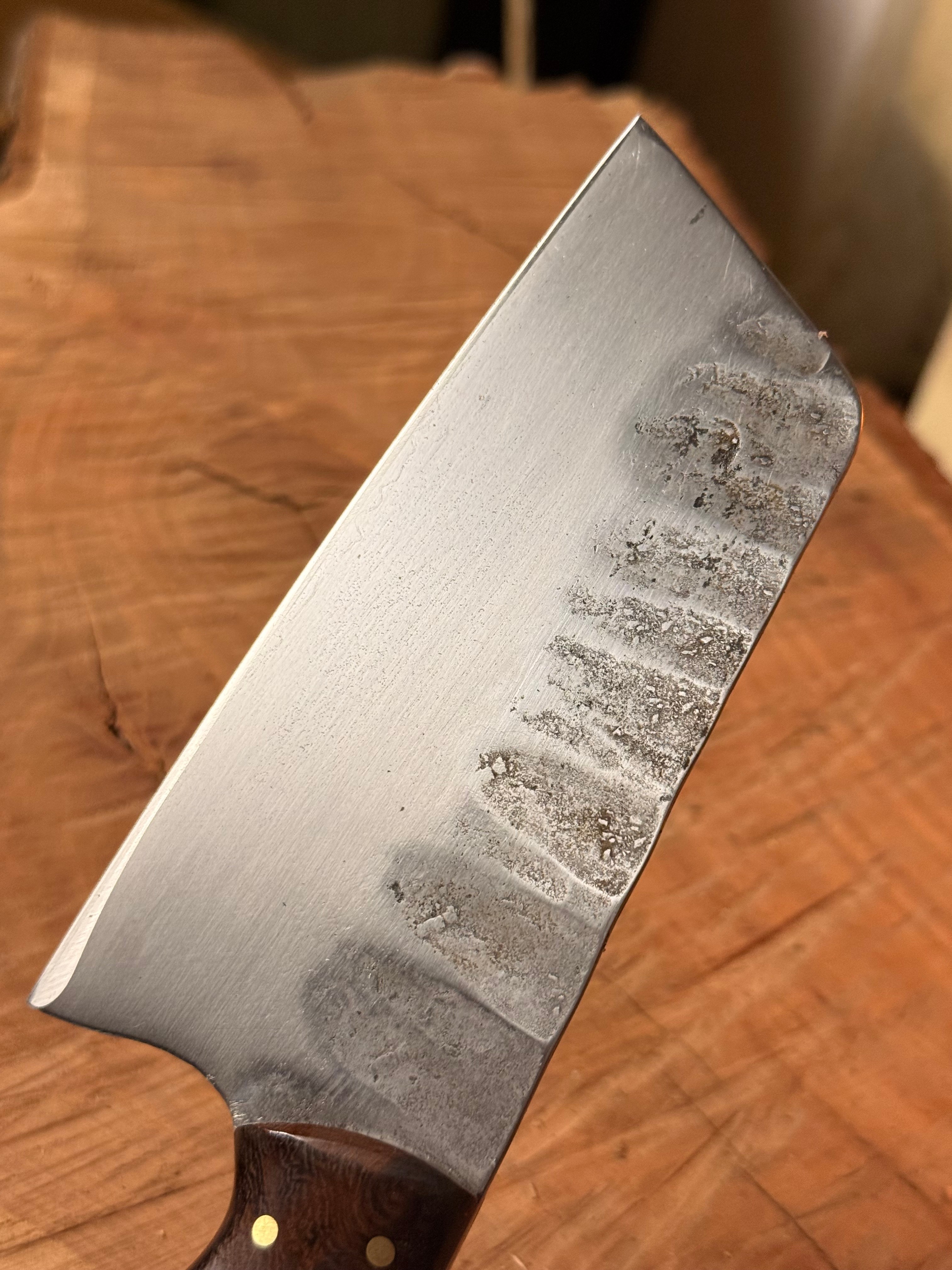 Küchenmesser Bunka - Kohlenstoffstahl - Wüsteneisenholz