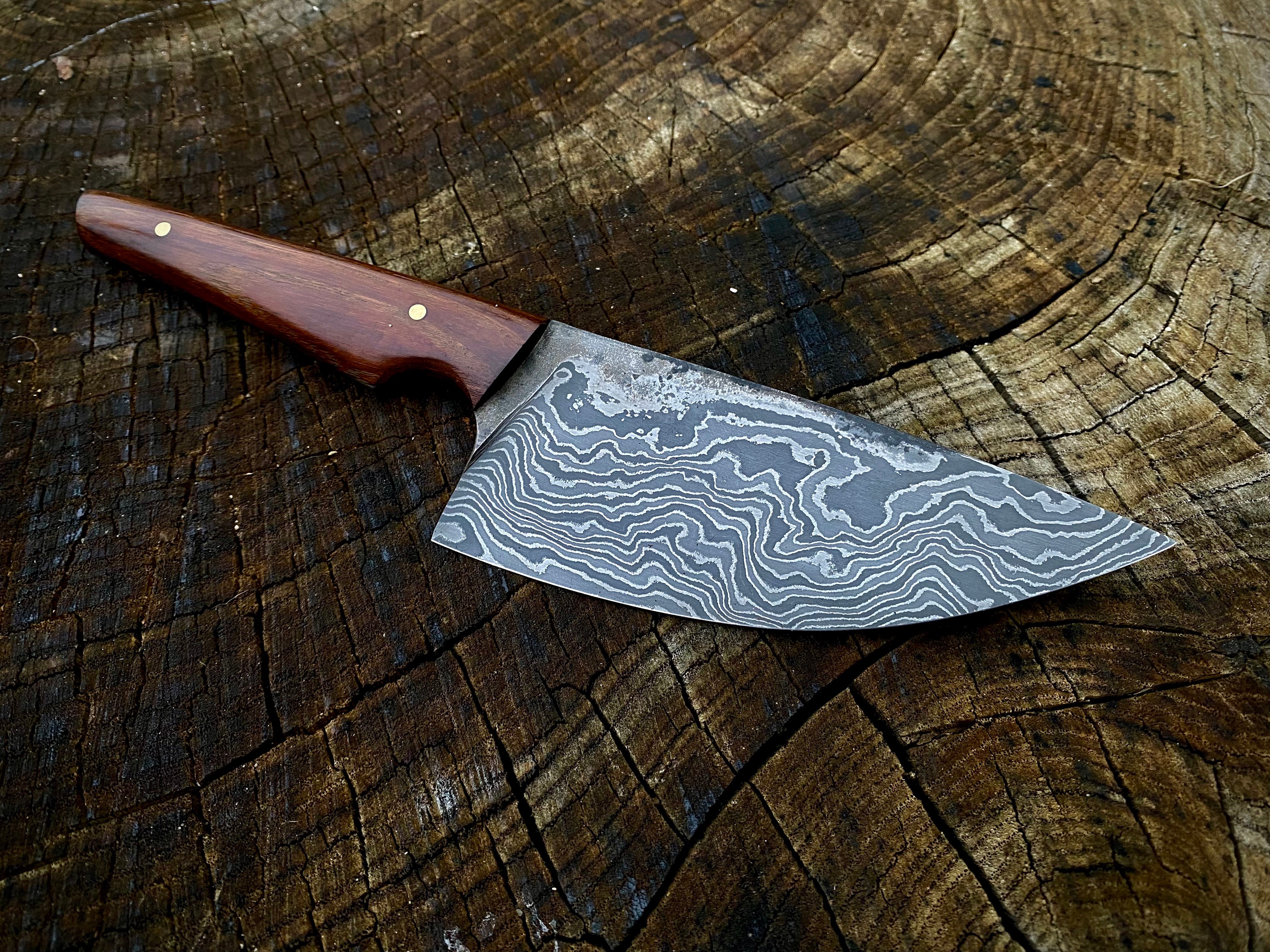 Mini-Chefmesser - 115x46 mm - Tripledamast - Robinie