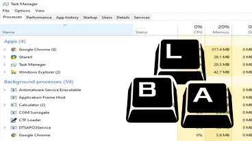 Keyboard Shortcut to Open Task Manager in Windows 10