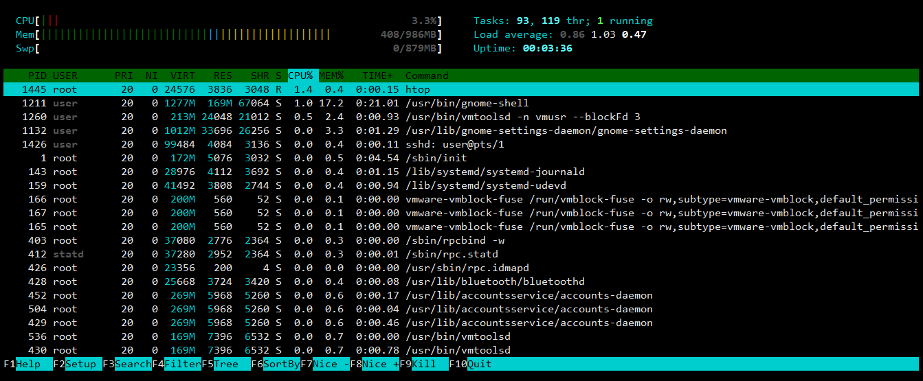 htop linux